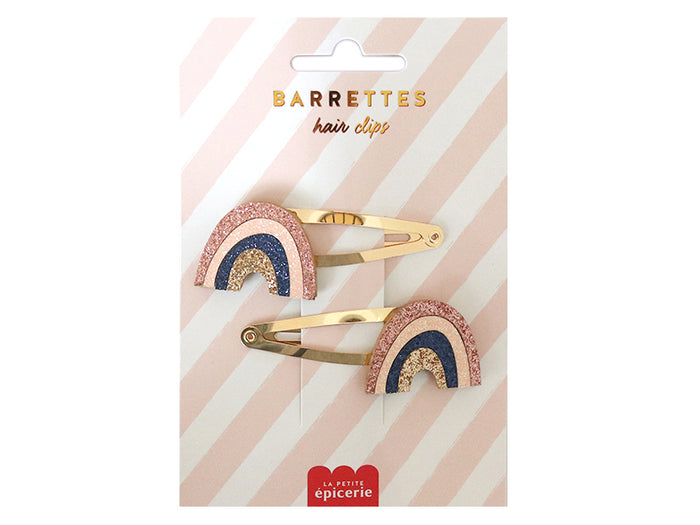 Achat Barrettes cheveux - Arc-en-ciel