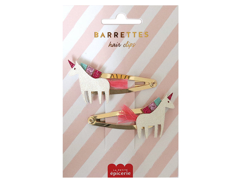 Achat Barrettes cheveux - Licornes