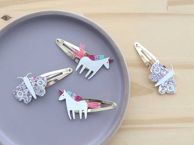 achat Barrettes cheveux - Licornes