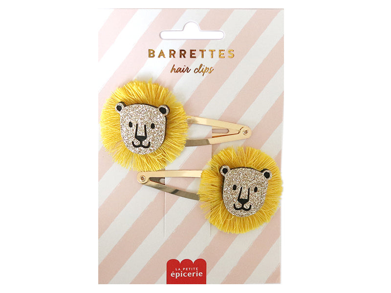 Achat Barrettes cheveux - Lions
