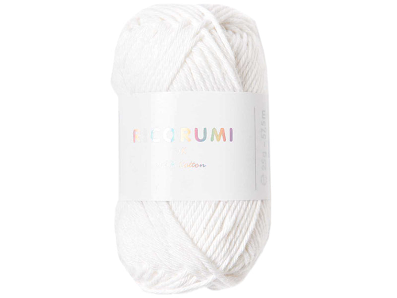 Achat Pelote Ricorumi coton DK - Blanc (001)