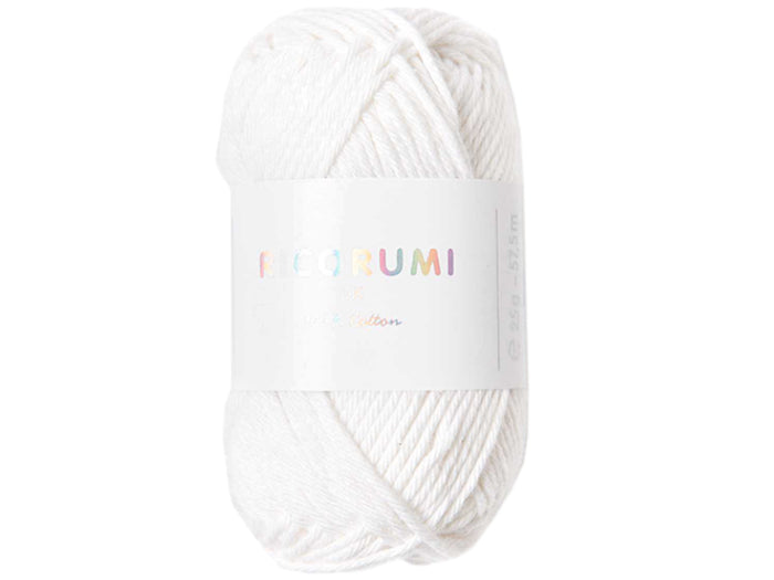 Achat Pelote Ricorumi coton DK - Blanc (001)