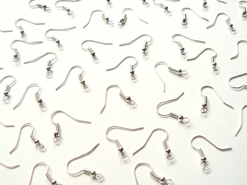 Achat 10 paires de boucles d'oreilles - couleur argent clair