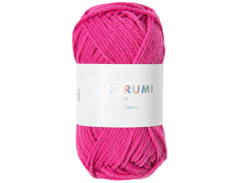 Achat Pelote Ricorumi coton DK - Fuchsia (14)
