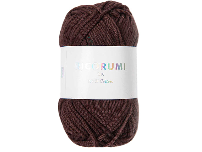 Achat Pelote Ricorumi coton DK - Chocolat (57)
