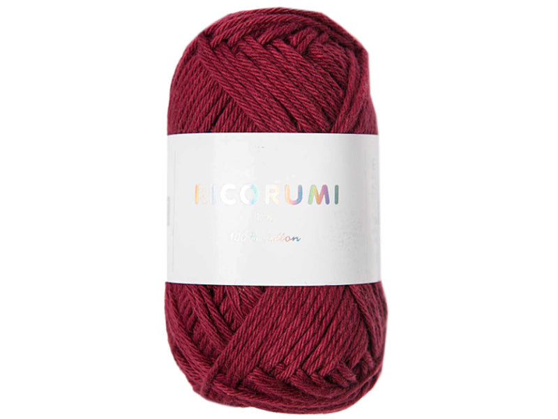 Achat Pelote Ricorumi coton DK - Bordeaux (30)