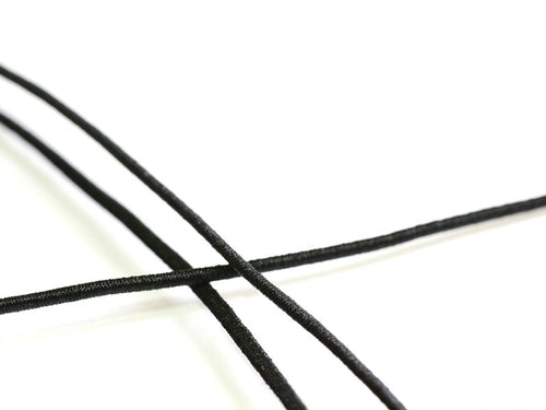 Achat 1 m de cordon / fil  élastique 1 mm - Noir
