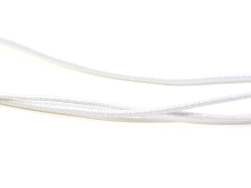 Achat 1 m de cordon élastique 1 mm - Blanc