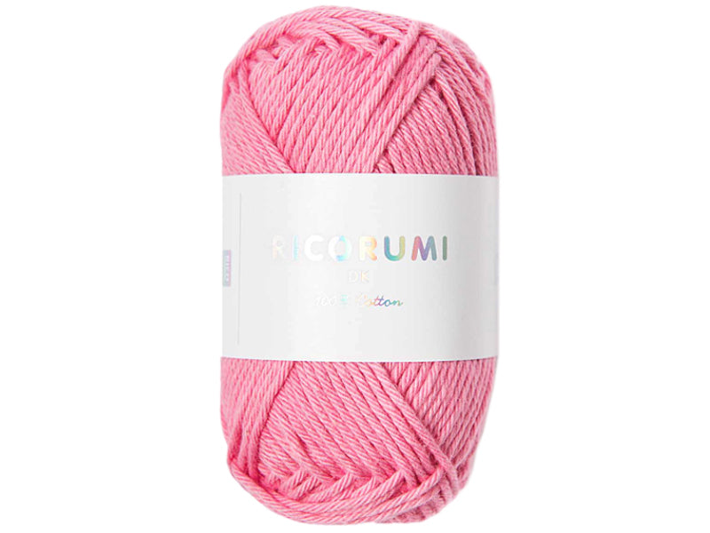 Achat Pelote Ricorumi coton DK - Rose bonbon (12)
