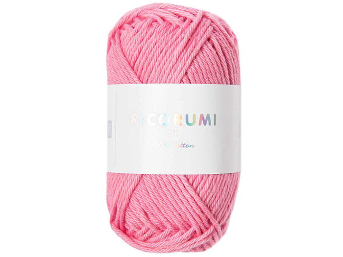 Achat Pelote Ricorumi coton DK - Rose bonbon (12)