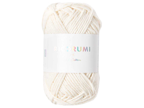 Achat Pelote Ricorumi coton DK - Crème (02)