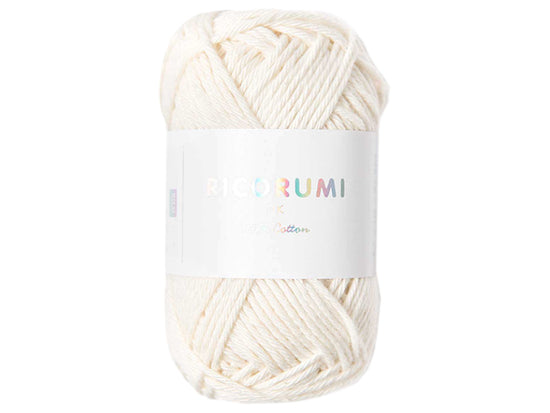 Achat Pelote Ricorumi coton DK - Crème (02)