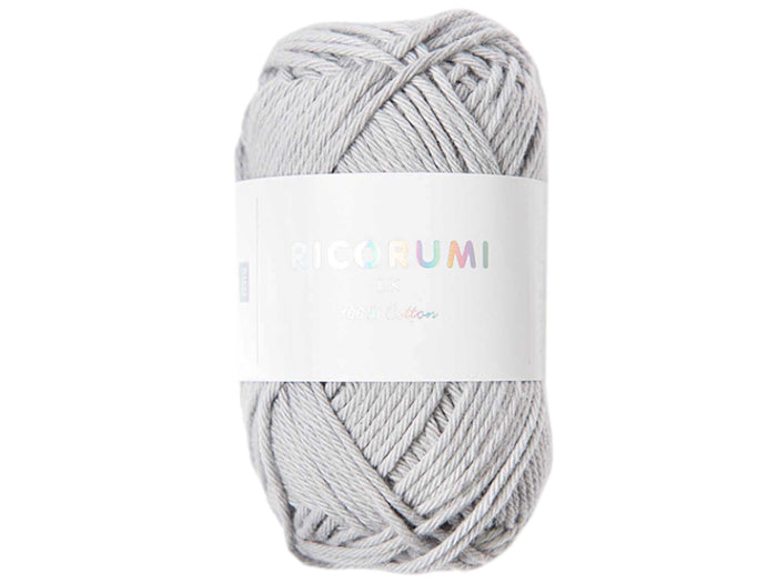 Achat Pelote Ricorumi coton DK - Gris argenté (58)