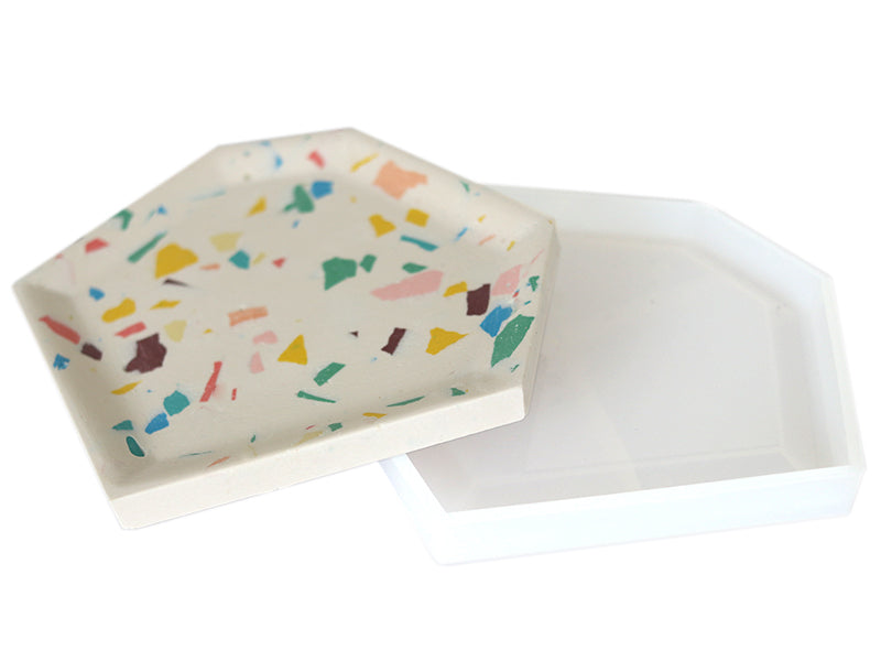 achat Moule en silicone - Coupelle hexagonale irrégulière