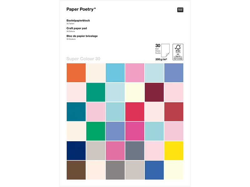 Achat Bloc de papier bricolage - Super Multi Colours