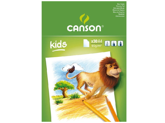 Achat Bloc de papier à dessin "kids" pour enfants - 30 feuilles A4