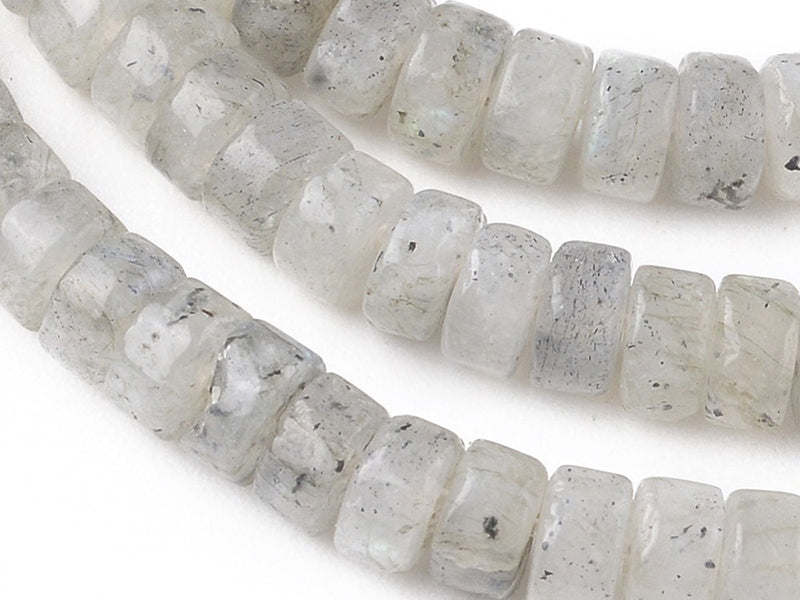 Achat 100 perles heishi naturelles 4 mm - labradorite