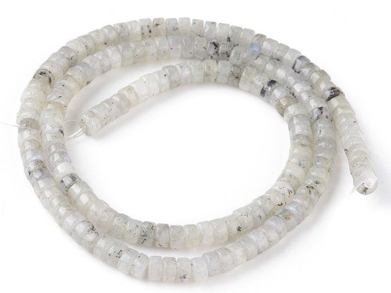 achat 100 perles heishi naturelles 4 mm - labradorite