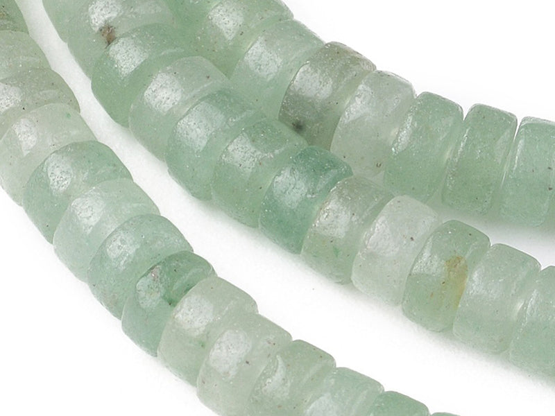 Achat 100 perles heishi naturelles 4 mm - aventurine