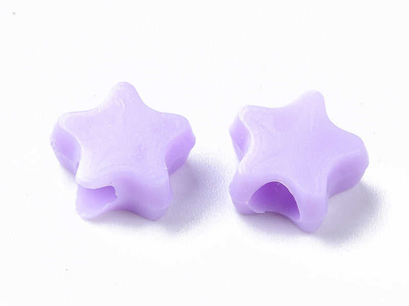 Achat 50 perles étoiles - multicolore