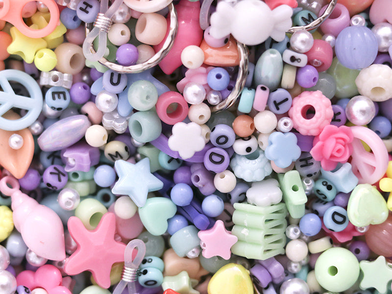 achat Mix de perles - Pastel