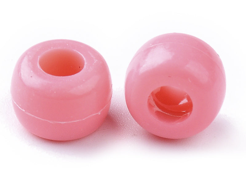 achat 100 perles en plastiques pour enfants - Pastel - 9x6 mm