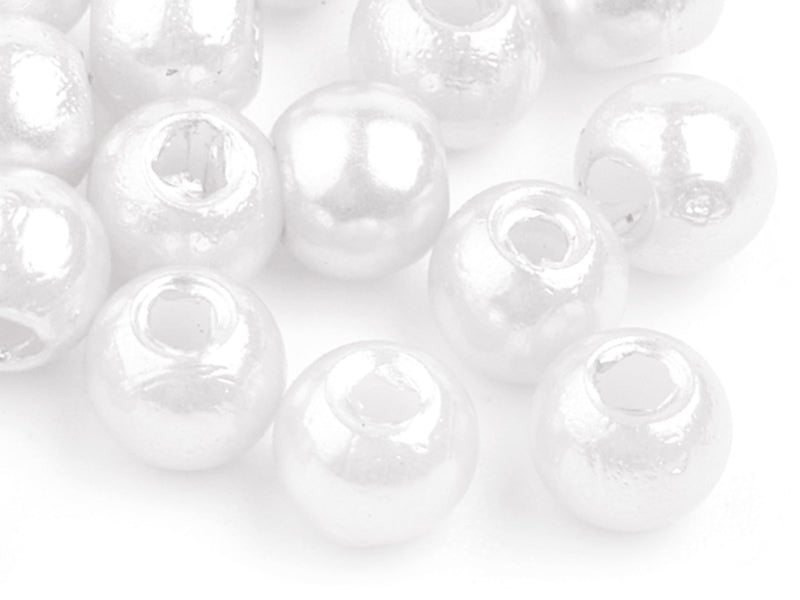 Achat 10 perles en plastique imitation perles de culture - 10 mm
