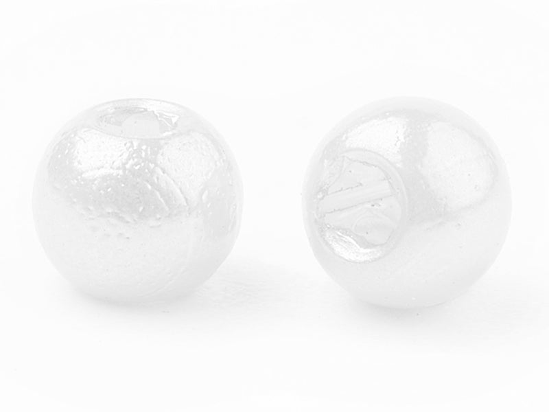 achat 10 perles en plastique imitation perles de culture - 8 mm