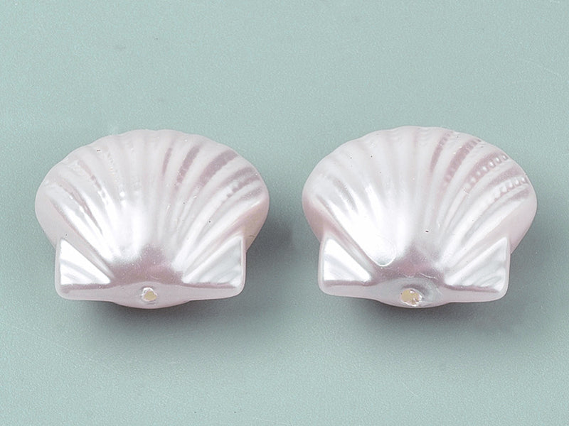 achat 5 perles coquillages en plastique