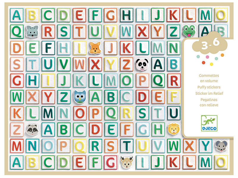 Achat Gommettes alphabet