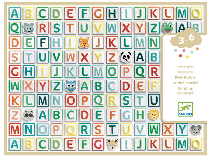 Achat Gommettes alphabet
