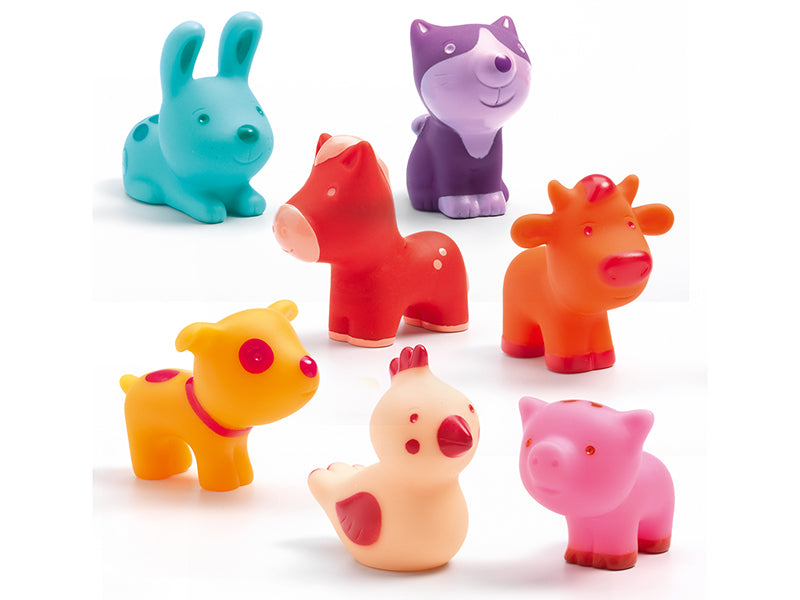 Achat Animaux en plastique souple pour tout-petits -Troopo-farm