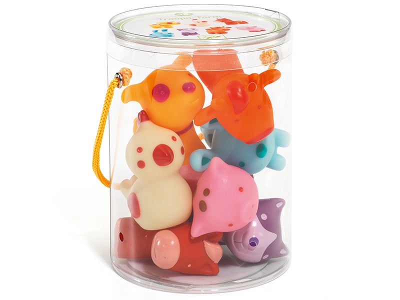 achat Animaux en plastique souple pour tout-petits -Troopo-farm