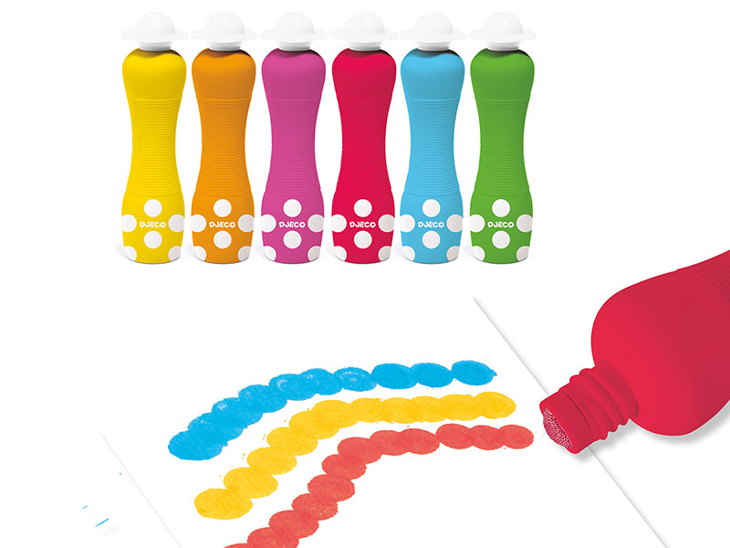 Achat 6 marqueurs mousse pour enfants