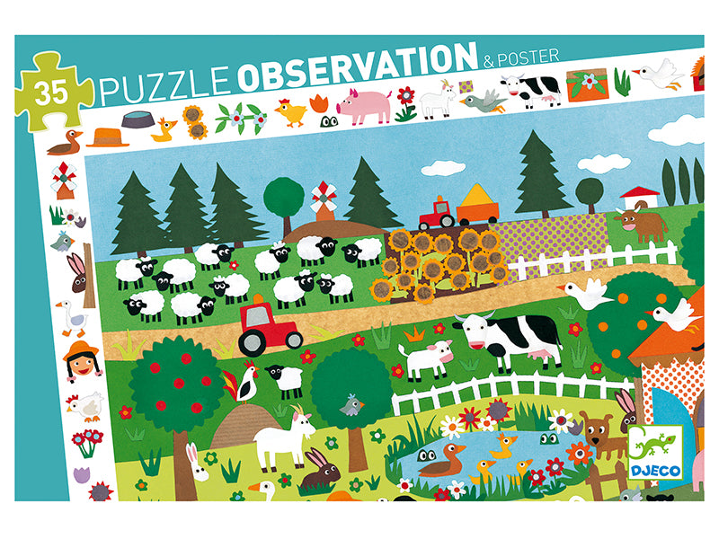 Achat Puzzle La ferme - 35 pcs  - FSC MIX