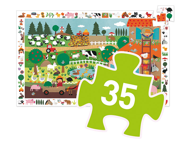 achat Puzzle La ferme - 35 pcs  - FSC MIX