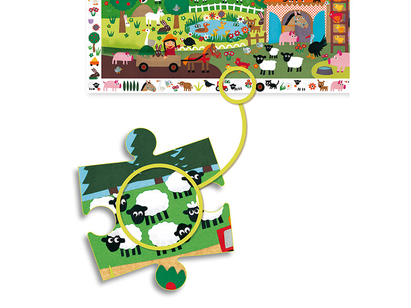 achat Puzzle La ferme - 35 pcs  - FSC MIX