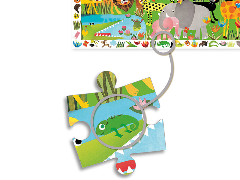 achat Puzzle La Jungle - 35 pcs