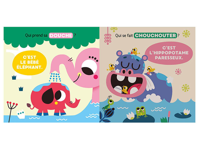 Achat livre bain magique - la toilette des animaux