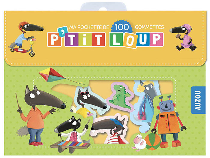 Achat Pochette de 100 gommettes - P'tit loup - Auzou