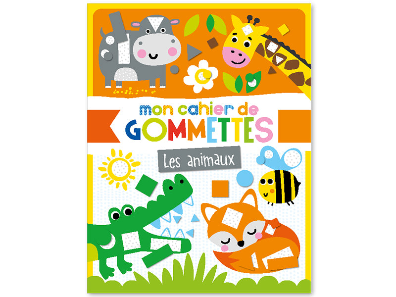 Achat mon cahier de gommettes - les animaux