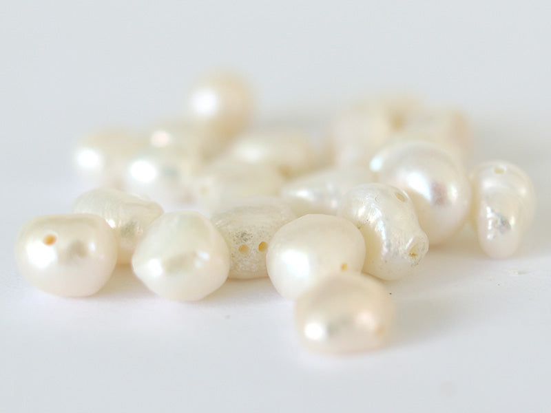 Achat 20 perles de culture - forme irrégulière - 8/9 mm