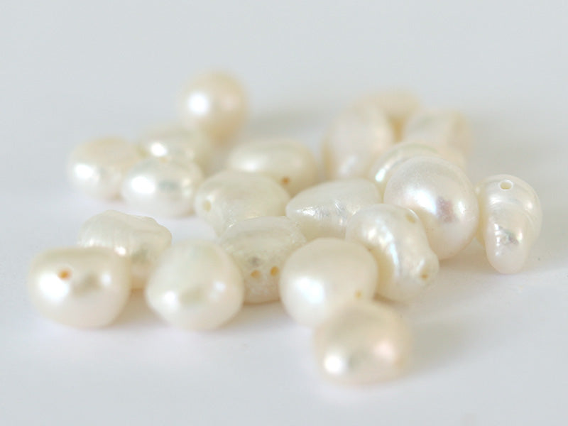 achat 20 perles de culture - forme irrégulière - 8/9 mm