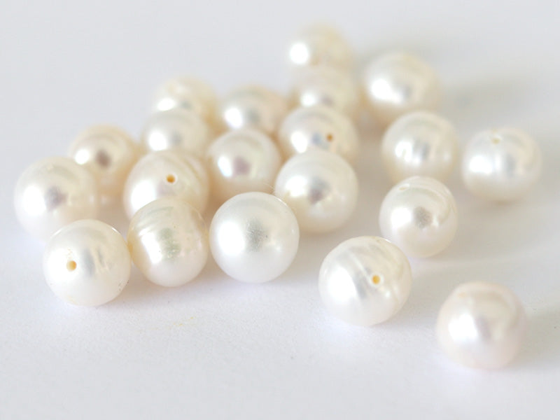 Achat 20 perles de culture - rondes - 8/9 mm