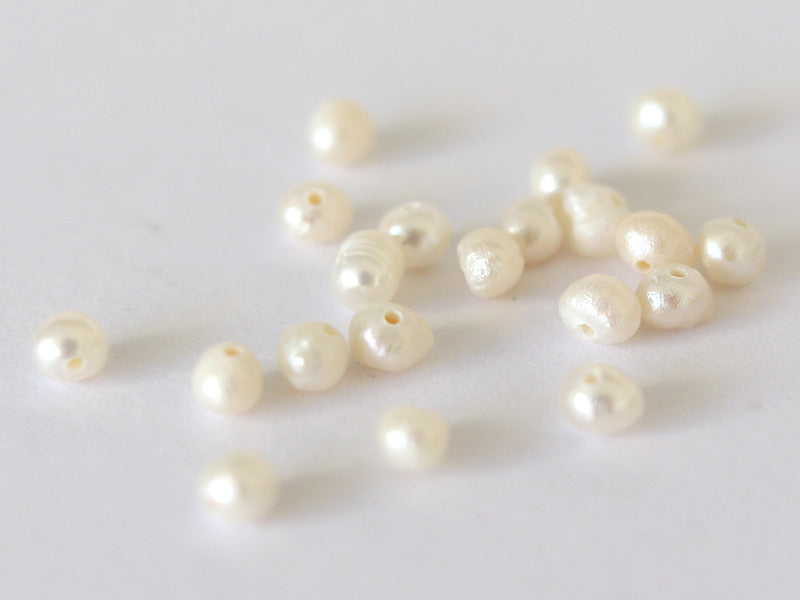 achat 20 perles de culture - forme irrégulière - 2/3 mm