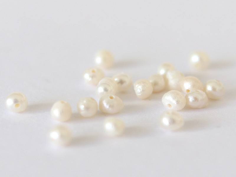 Achat 20 perles de culture - forme irrégulière - 2/3 mm