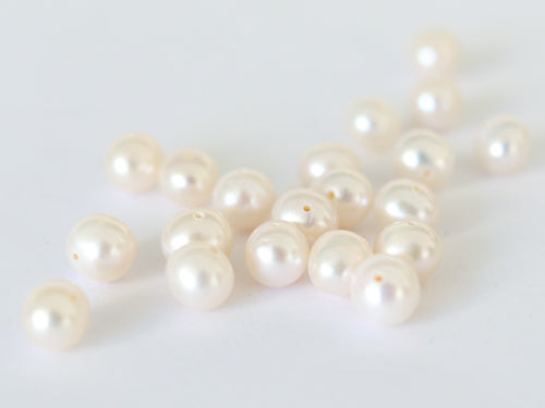 Achat 20 perles de culture - rondes- 6/7 mm