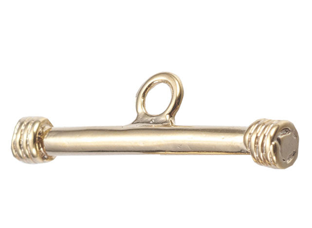 achat Fermoir toogle - 14,5 x 11 x 3 mm -  doré à l'or fin 18K