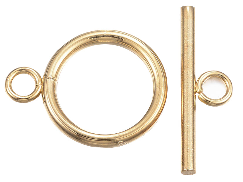 Achat Fermoirs toogle en acier inoxydable 304 - doré - 21x16 mm