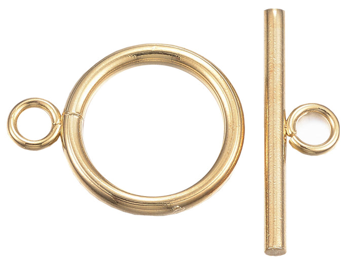 Achat Fermoirs toogle en acier inoxydable 304 - doré - 16x12 mm